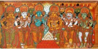 Fine art  - Sita Swayamvaram Mural 3 by Artist 