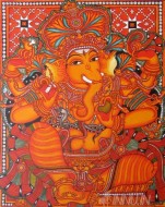 Fine art  - Ganesh Mural 2 by Artist 