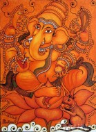 Fine art  - Ganesh Mural 3 by Artist 