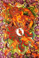 Fine art  - Dancing Ganesha  by Artist 