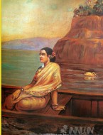 Fine art  - Disappointed Shakuntala by Artist Raja Ravi Varma