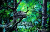 Fine art  - Tree House by Artist 