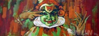 Fine art  - Kathakali Mudra 1    by Artist 