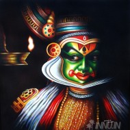 Fine art  - Kathakali (Sringaram) by Artist 