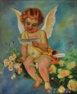 Fine art  - Angel by Artist Suresh Dev