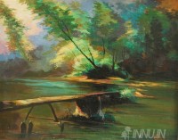 Fine art  - Landscape by Artist Binu Perukavu