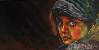 Fine art  - She by Artist Binu Perukavu