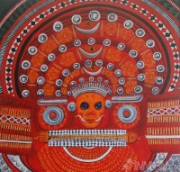 Fine art  - Theyyam by Artist Pooja Kashyap