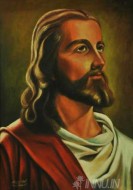 Fine art  - Christ by Artist Suresh Dev