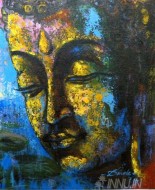 Fine art  - Buddha  by Artist Dinak Divakaran