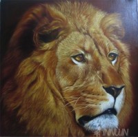 Fine art  - Lion by Artist Dinak Divakaran