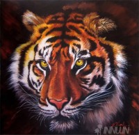 Fine art  - Tiger by Artist Dinak Divakaran