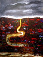 Fine art  - Journey by Artist K Jayakumar