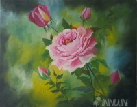 Fine art  - Happiness Bloom by Artist Asha Suresh