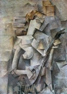 Fine art  - Girl with mandolin by Artist Pablo Picasso