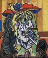 Fine art  - The Weeping Woman by Artist Pablo Picasso