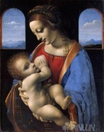 Fine art  - Madonna Litta by Artist Leonardo da Vinci