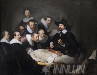 Fine art  - The Anatomy Lesson of Dr. Nicolaes Tulp by Artist Rembrandt