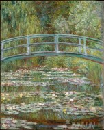 Fine art  - The Water Lily Pond by Artist Claude Monet