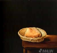 Fine art  - Basket of Bread by Artist Salvador Dali