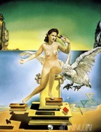 Fine art  - Leda Atomica by Artist Salvador Dali