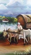 Fine art  - An Old Memory of a Soceity by Artist Anil Demiyanose