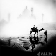 Fine art  - Tajmahal Scenary by Artist Ratheesh R