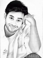 Fine art  - Jishnu Pencil Sketch by Artist Ratheesh R