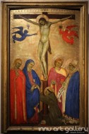 Fine art  - Crucifixion by Artist Giovanni da Milano