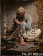 Fine art  - The Arab Jeweller by Artist Charles Sprague Pearce