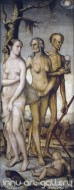 Fine art  - The Three Ages of Man and Death by Artist Hans Baldung