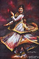 Fine art  - Kathak Dancer by Artist Hari Kumar