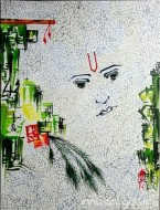 Fine art  - The Krishna 1 by Artist Kankana Pala
