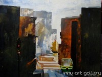 Fine art  - The City 2 by Artist Kankana Pala