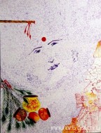 Fine art  - The Krishna 4 by Artist Kankana Pala