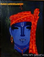 Fine art  - The Krishna 7 by Artist Kankana Pala